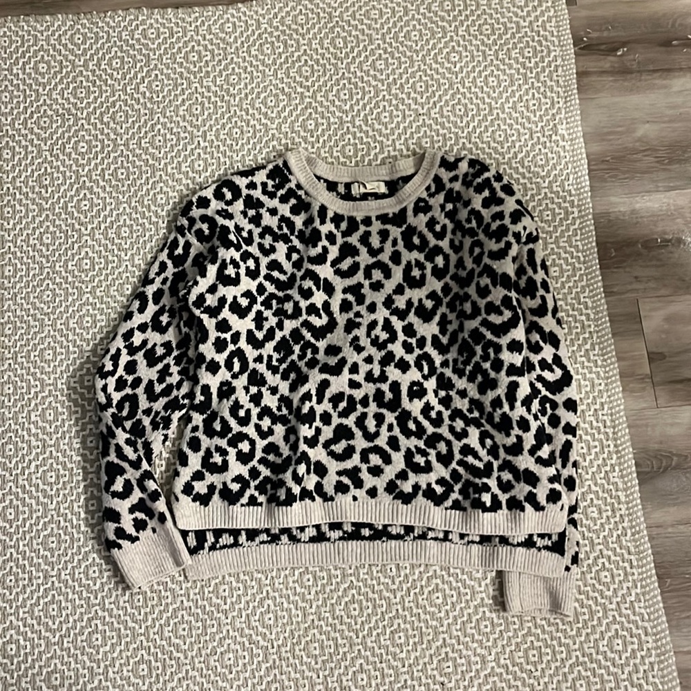Cheetah Print Sweater
